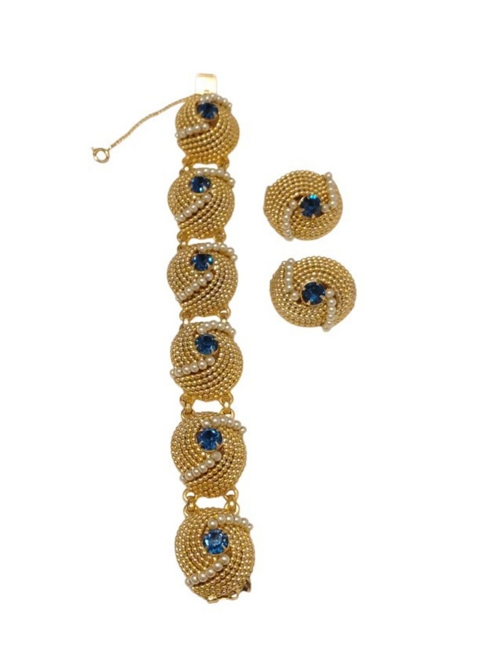 Rare Book-Piece Vintage Signed NAPIER Statement Jewelry Parure Set